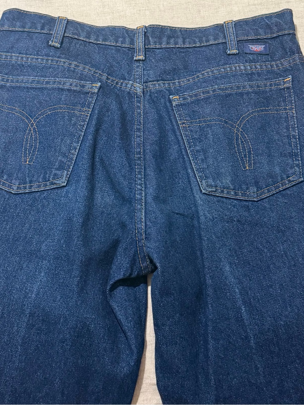 VTG GWG 1980s ( Great Western Garment Co) Rigid jeans 36x32tag (33x31 measured) - Picture 5 of 12